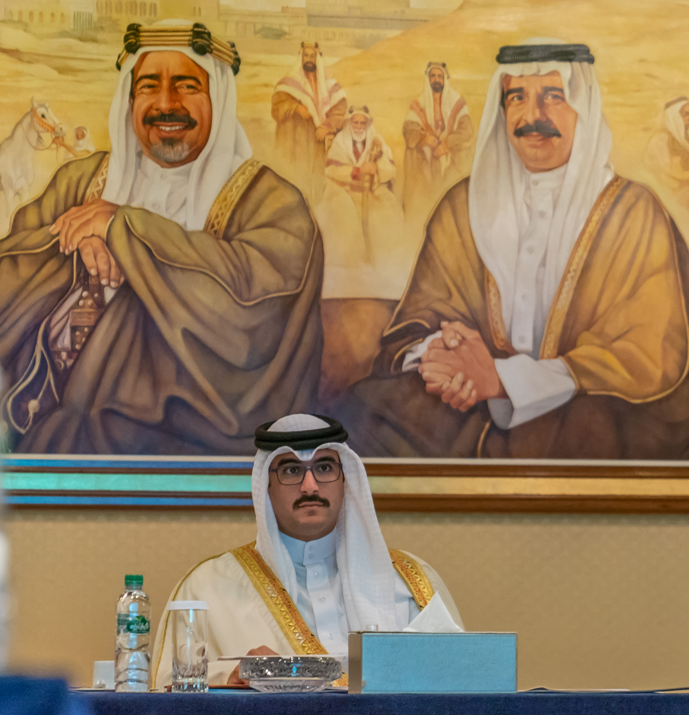 HH Shaikh Isa bin Salman chairs the Board of Trustees meeting of the Isa bin Salman Education Charitable